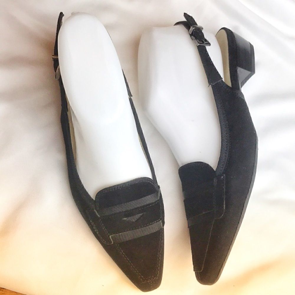 Peter Kaiser slingback suede, leather shoe…